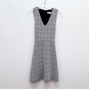 Loft Fit & Flare V-Neck Dress NWT